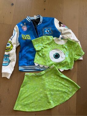 Monsters Inc Mike Wazowski Costume and Jacket